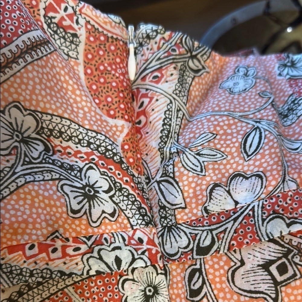 NWOT Anne Taylor Paisley Print Fit and Flare Summer  Dress - Picture 8 of 8